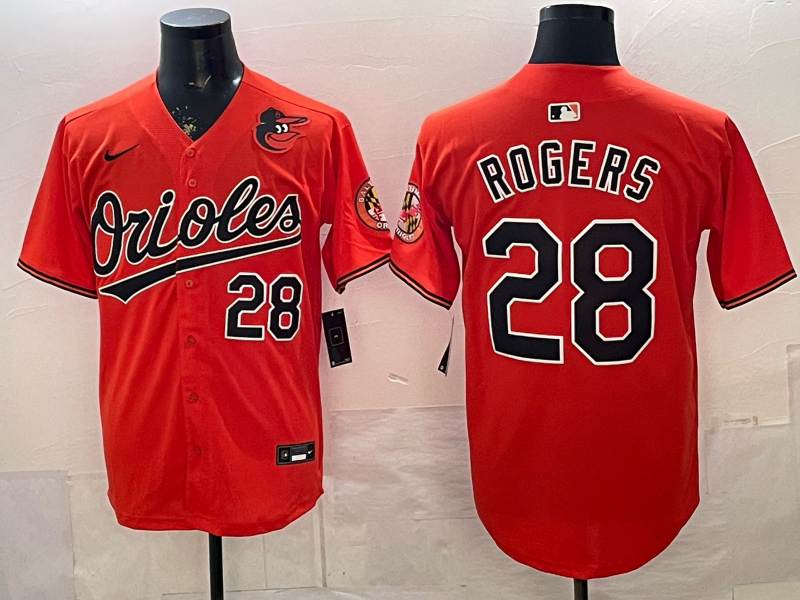 Men Baltimore Orioles #28 Rogers orange Game 2026 Nike MLB Jersey2026002